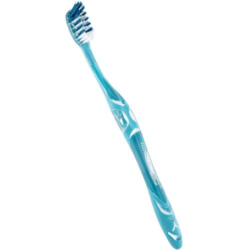 Elgydium Toothbrush Antiplaque Medium Μέτρια Οδοντόβουρτσα για Βαθύ Καθαρισμό & Απομάκρυνση Οδοντικής Πλάκας 1 Τεμάχιο - Μπλε
